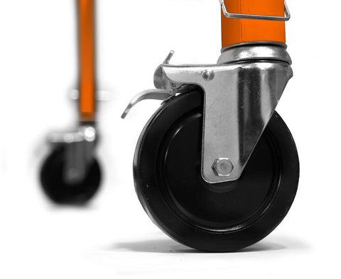 Heavy Duty Steel Rolling Scaffold With Smooth Braking Casters And Twenty Five Height Options Jobsite Ready Workhorse Designed To Carry A Full Ton For Hard Working Crews Stacks Tall