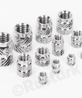 101 Piece M2 To M6 Heat Set Threaded Inserts Kit With Tweezers For Plastic And 3D Printing, 303 Stainless Steel Female Thread Inserts In 12 Sizes, Knurled Nuts For Stronger, DIY Maker Projects