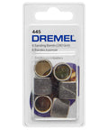 1/2 Inch 240 Grit Sanding Bands For Rotary Tools Six Pack in clear packaging, suitable for shaping wood and metal surfaces.