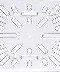 Drain Shelf For 1/3 Size Food Pan Clear Pack Of 6 Compatible With StorPlus Pans Tough Reinforced Kitchen Accessory For Safe Food Prep And Airflow Pro Kitchen Convenience Prevents Cracking And Damage. Clear polycarbonate 1/3-size drain shelf with slotted airflow design