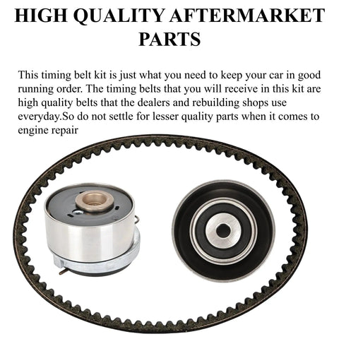 Top Shelf Timing Belt And Tensioner Kit Replaces 24422964 For Chevy Sonic Cruze Aveo Pontiac G3 Four Cylinder Engine Smooth Swap For Your Daily Driver
