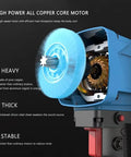 Close-up of High Power All Copper Core Motor from Heavy Duty 4 Meter Grain Suction Machine With 2200 Watt Motor.