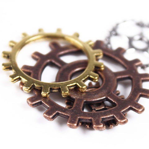 100 Gram Dope Assorted Color Steampunk Gear Charms For Jewelry Making And Crafts About 80 Mixed Gold Silver Bronze Antique Clock Watch Wheel Pendants For Scrapbooking Necklace Drops