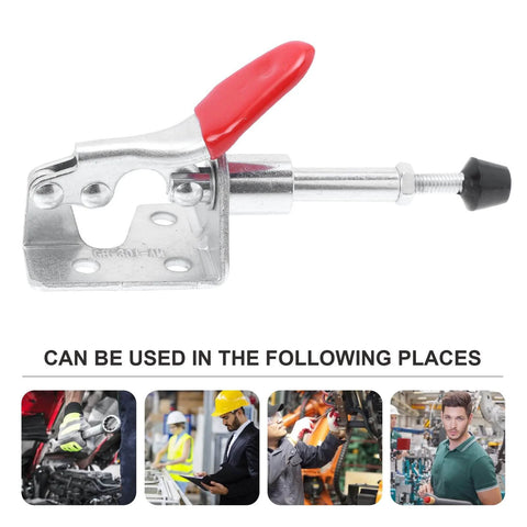 Four Pack Horizontal Toggle Clamps With Push Pull Quick Release For Workholding And Fixture Applications Workhorse Grade Hand Tool Clips