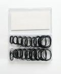 180 Piece Watch Gasket Kit O Rings 18 Sizes 16-30mm Rubber Seals for Watch Back Case Waterproof Repair and Replacement DIY Watchmaking Set