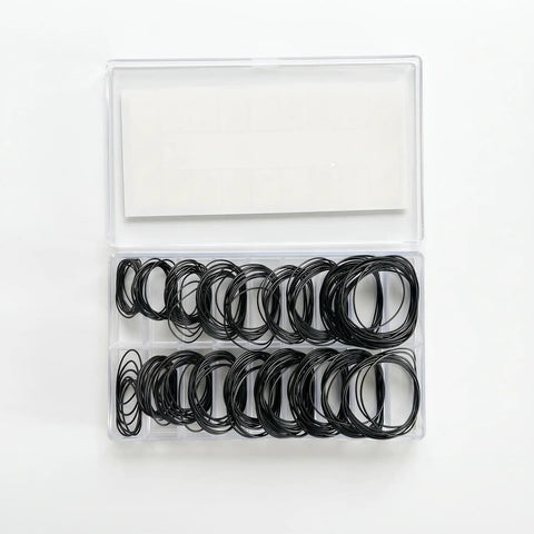 180 Piece Watch Gasket Kit O Rings 18 Sizes 16-30mm Rubber Seals for Watch Back Case Waterproof Repair and Replacement DIY Watchmaking Set
