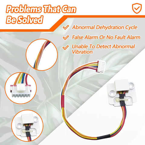 Washer Vibration Sensor Replacement For Front Load Washers DIY Friendly Install Fits A Wide Range Of Models Including WV55M9600AW/A5-00