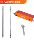 Packing list of All Aluminum Edge Fence For Portable Drill Guide Pro Grade Edge Guide For Row Drilling 265mm From Edge