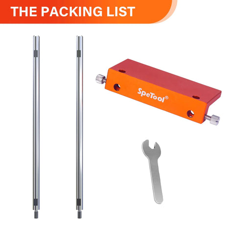 Packing list of All Aluminum Edge Fence For Portable Drill Guide Pro Grade Edge Guide For Row Drilling 265mm From Edge