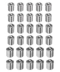30 Piece Rugged Ball Spring Plunger Assortment Made From Top Shelf 304 Stainless Steel hardware kit displayed in grid layout.