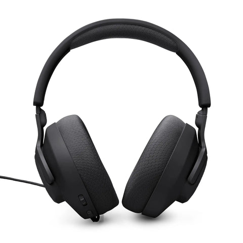 Wired Over Ear Gaming Headset With Detachable Microphone Mute Option And Fabric Covered Memory Foam Ear Cushions Front View