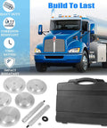 Truck Hub Seal Installer Kit Fits Class 7 And Class 8 Rigs Trailers And Some Medium Duty Trucks 5 Piece Set with a case