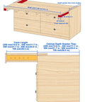 Heavy Duty Full Extension Drawer Slides Side Mount For Cabinets Desks And Bay Windows Quiet Track Hardware 750 Millimeter Length For Smooth Operation And Easy Pull Out, cabinet diagram