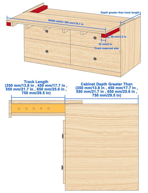 Heavy Duty Full Extension Drawer Slides Side Mount For Cabinets Desks And Bay Windows Quiet Track Hardware 750 Millimeter Length For Smooth Operation And Easy Pull Out, cabinet diagram