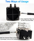 Pro Grade Solder Fume Extractor Two Usage Methods with Filter Cotton and Exhaust Pipe
