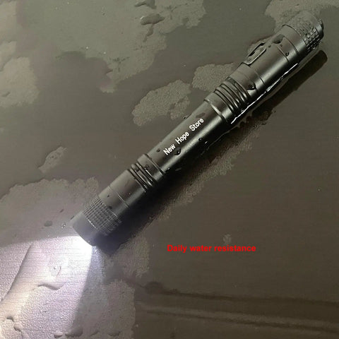 Ultra Slim Pen Flashlight With Clip, Super Bright 1000 Lumen LED Mini Penlight For Inspection, Repair, And Camping on wet surface
