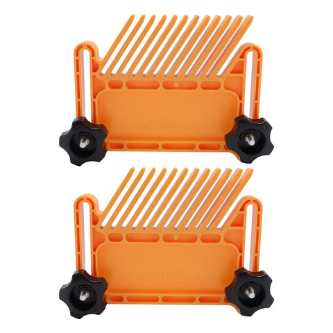 High Grade Abs Nylon Featherboard For Table Saw And Router Table Quick Adjust Stackable Workholder Grips orange ABS nylon design