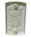 White Two Button Cover Plate For Garage Door Wall Station And Remote Opener Fits Classic Drive Quantum And Prodrive Openers