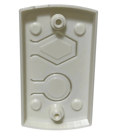 White Two Button Cover Plate For Garage Door Wall Station And Remote Opener Fits Classic Drive Quantum And Prodrive Openers