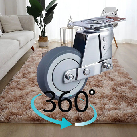 Heavy Duty Office Chair Wheels Replacement With Brawny Rubber Casters For Rollin Smooth As Butter On Hardwood Or Carpet Floors Scratch Proof Steel Core Rolling Pins in living room setting.