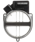 Mass Air Flow Sensor MAF For Vehicle Specific Fitment with mesh screen, plug and play for accurate air intake readings; front view.