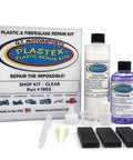 DIY Plastic Repair Kit For Fixing Broken Plastics, Fiberglass, Wood And More, Glue, Fill, Form New Parts, bottles and tools