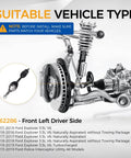CV Axle Assembly 662286 For 2011 2019 Ford Explorer And 2013 2019 Police Interceptor Utility Front Left Driver Side