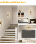 Bosomfr 14.8in Wall Sconces Rechargeable Battery Operated Wall Light styled in modern spaces, featuring elegant glowing design.