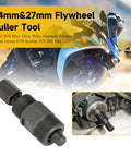 GY6 Stator Flywheel Puller Kit Beefed Up 24mm and 27mm with clutch lock nut spanner tools for bikes and ATVs