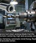 D25 Lathe Tool Holder Adapter For MT2 Morse Taper Spindle To 25mm Shank Built Tough 40Cr Steel Boring Bar And Internal Tool Holder CNC And Manual Lathe Compatible Precision Tool Extension Reducer in use on CNC lathe.
