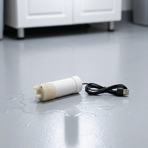 Portable Submersible Sump Pump With Built In Filter And Extended Drain Hose Heavy Duty Water Rig for quick flood clear on floor.