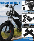 Q20 Full Twist Throttle Replacement For Ridstar Q20 Electric Dirt Bike And Sur Ron E Bike, throttle grip cable, ignition switch