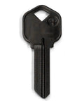 AirKey Aluminum Key Blanks 3 Pack For Kwikset Locks 75 Percent Lighter 2x Stronger Than Brass Durable Scratch Free KW1 Key Black