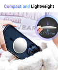 2.2 Inch Magnetic Selfie Mirror For Rear Camera Wide Angle Convex Lens On Iphone 17 Air 16 15 14 13 12 Series, showing compact design and size.
