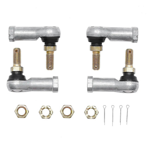 Tie Rod End Kit For Rancher ATV 2000-2017 350 400 420 Replacement, Bolt On, Easy Install, Direct Fit OE Style Steering Linkage For Smooth Handling And Long Lasting Durability, metal tie rods with hardware