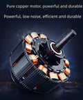 High-Torque Mini Lathe Machine For Wood And Metal With 7-Speed Settings motor, showing pure copper and efficient design.