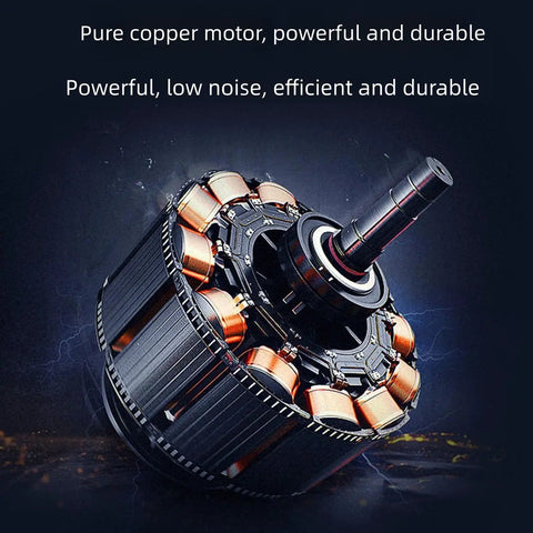 High-Torque Mini Lathe Machine For Wood And Metal With 7-Speed Settings motor, showing pure copper and efficient design.