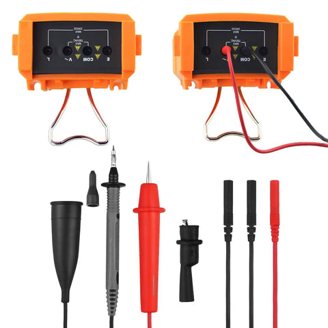 Megohmmeter Insulation Resistance Tester With Auto Ranging And Backlit Display Reads 0.1 Megaohm To 200 Gigaohm with probes
