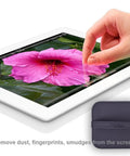 4 Pack Elastic Strap Screen Cleaning Pads With Soft Cloth Wipes For All Screens Including iPad iPhone MacBook Tablet Laptop TV Camera Color Mixed
