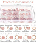 Pro Top Tier Copper Metric Sealing Crush Washers Setup 350 Pieces 10 Sizes oil drain washer kit in organizer