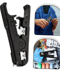 Heavy Duty Wire Cutters And Electrical Wire Stripper Pliers Featuring A Comfortable Grip For No Sweat Cable Stripping fast cutting close-up