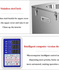 Rock Solid Automatic Powder Filling Machine With Heavy Duty Stainless Body And Smart Touch Screen Controller, stainless steel lock and intelligent microcomputer design.