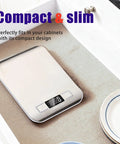 High Precision Kitchen Scale For Baking And Cooking Enthusiasts With Five Unit Options Oz Lb Oz Fl Oz G Ml shown in a drawer