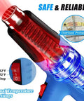 Powerful 900W Heat Gun With Dual Temperature Settings 572 F And 1112 F Overload Protection safety features detailed internal view