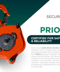 Workhorse Heavy Duty Hand Chain Hoist 4400 Lbs 10 Ft Lift With 2 Heavy Duty Hooks And Forged Locks For Tight Spaces And Tough Jobs