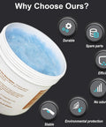 Open container of blue Anti Spatter Welding Nozzle Gel For MIG Torch 16 Oz Easy Dip Application Keeps Tips Clean By Forming Protective Film