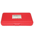 Red case for Mini Bearing Separator Kit 6 Piece Bearing Puller Set With Jaws Thrust Screw Extension Rods And Yoke Pro Grade Heavy Duty