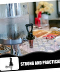 Hassle Free Universal Plastic Water Spigot And Dispenser Tap Fitting Standard Drink Coolers with smooth flow control dial.