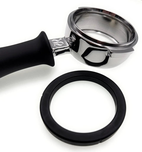 Bottomless 58mm Portafilter Handle With Replacement Gasket For Rancilio Silvia Epoca And Classe Espresso Machines Durable Ergonomic Build