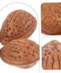 Close-up of 40 Realistic Faux Almonds For Crafts And Food Photography, lifelike artificial nuts showing detailed texture